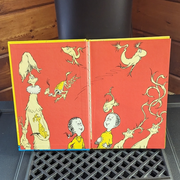 Dr Seuss 1960 One Fish Two Fish Red Fish Blue Fish Hardcover Book - Picture 5 of 14